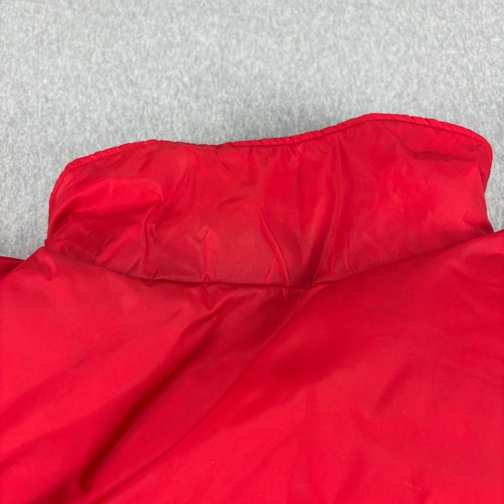 VNTG Columbia Duck Down Puffer Jacket Mens XL Blue Red Reversible Duck Down Coat - Picture 14 of 16